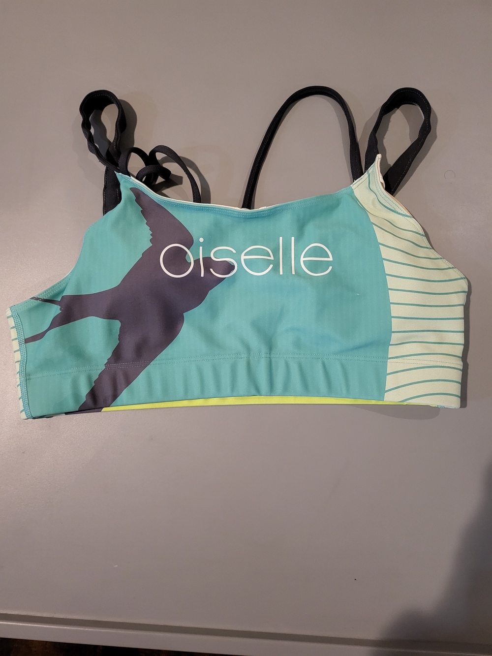 Oiselle Strappy Sports Bra Size 12 NEW